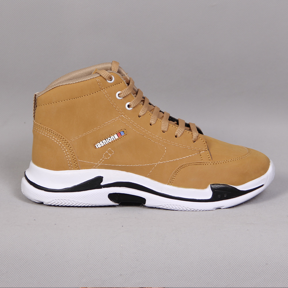 کفش ساقدار مدل Fashion خردلی